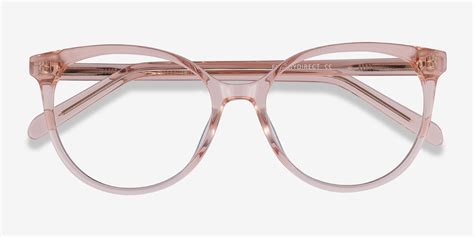 pink clear glasses specsavers